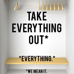 CLEANNED OUT BOTH CLOSETS, bundle for savings, make me an offer